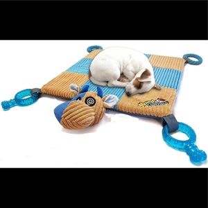 Puppy Toy Mat with Teething Chew Toys